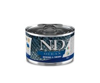 Natural And Delicious Ocean Wet Food Herring And Shrimp Adult Mini 140g